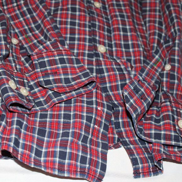 Tommy Hilfiger Men's Plaid Long Sleeve Shirt - Picture 5 of 7